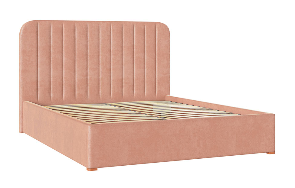 Двуспальные кровати - изображение №4 "Кровать мягкая Севелена"  на www.Angstrem-mebel.ru