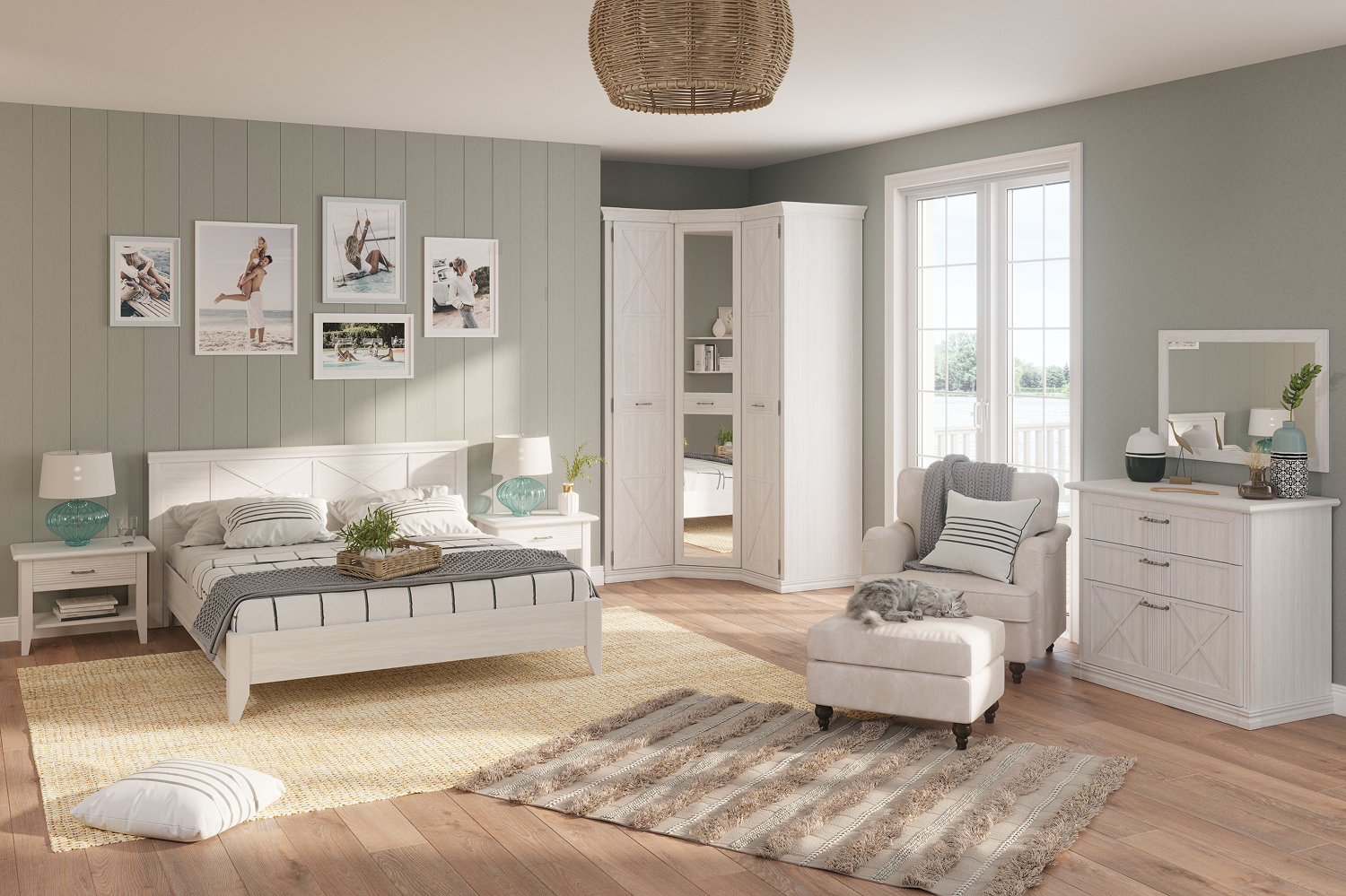 Угловые шкафы - изображение №5 "Угловой шкаф Кантри"  на www.Angstrem-mebel.ru