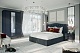 Спальня Орландо 10, тип кровати Мягкие, цвет Серый уголь - фото 2